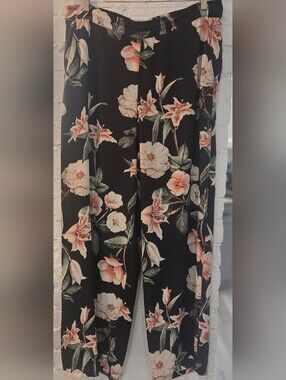 Thalia Sodi Lined Wide-Leg Floral Pants